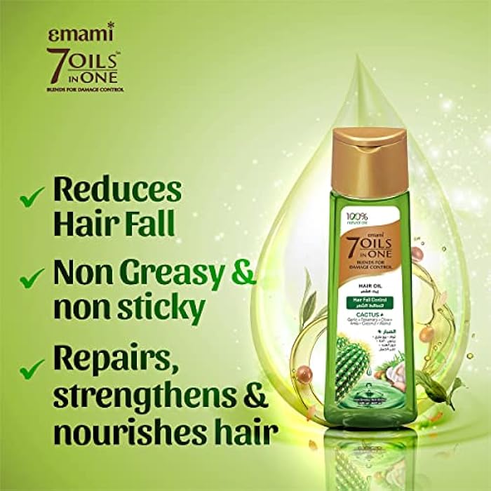 Emami 7 in 1 Cactus oil 200ml - Image 4